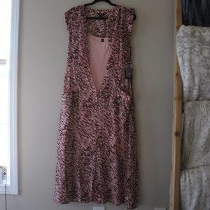 Simply Vera Vera Wang Ruffle Shoulder Midi Dress